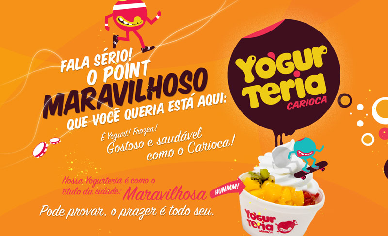 Screenshot del sito yogurteriacarioca.com.br