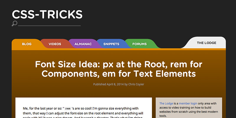 Font Size Idea px at the Root rem for Components em for Text Elements.jpg