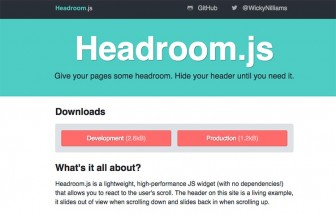 Headroom-js