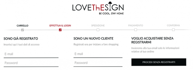 Registrazione Lovethedesign
