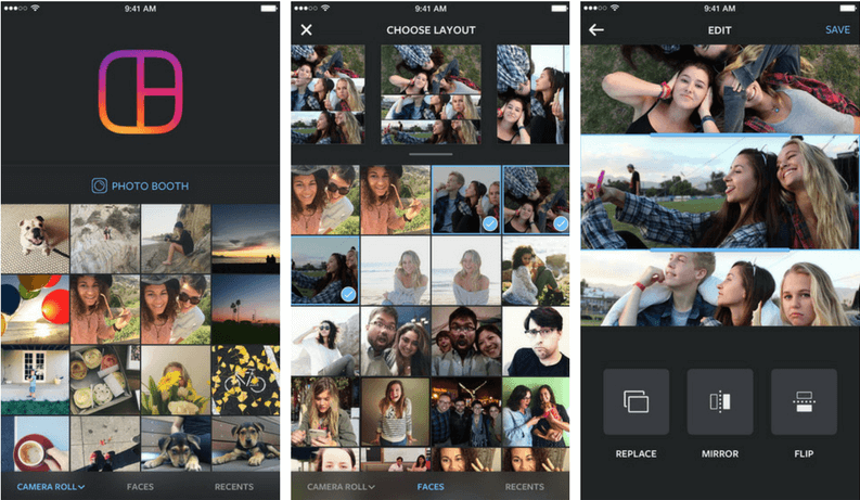 Layout - Instagram 3 applicazioni per creativi